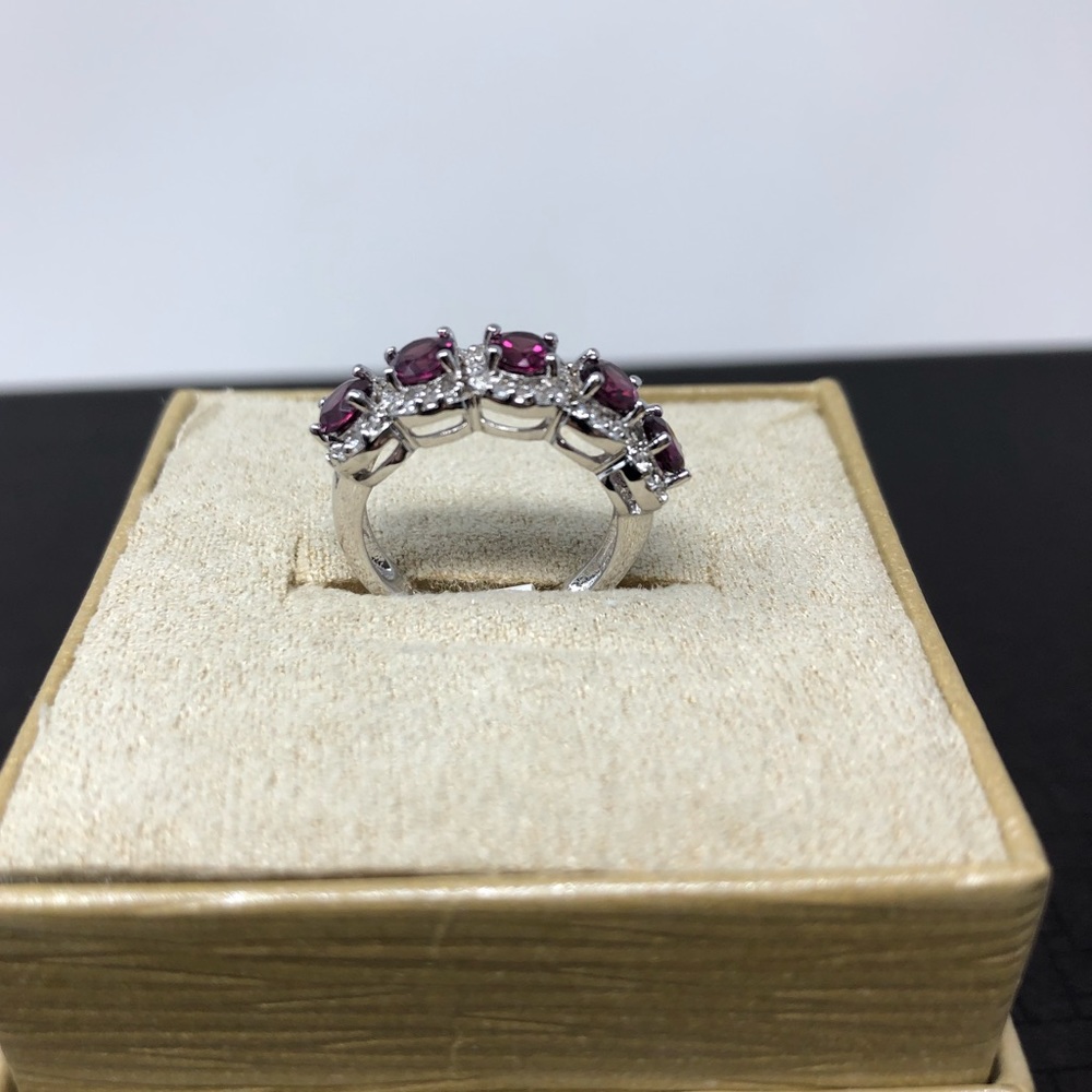 Sterling silver ring, with gemstone, size approx 5 - NWT - Picture 7 of 12